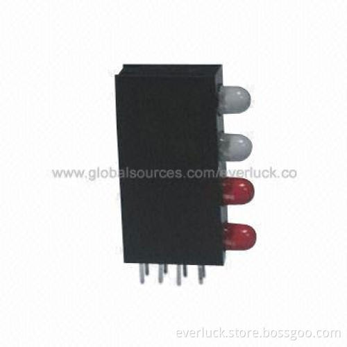 Red/White LED Lamp Module Colored Transparent Lens